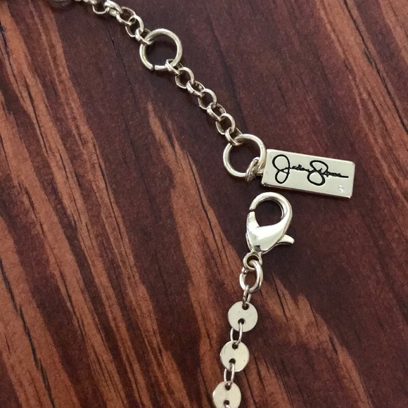 Gold dangle necklace - Picture 3 of 8